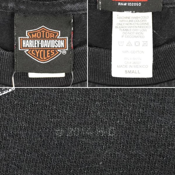 画像3: 00's HARLEY-DAVIDSON 両面プリントTシャツ “SKULL JOKER” (3)