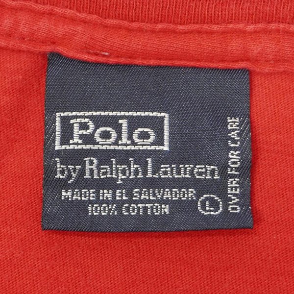 画像2: 90's Polo Ralph Lauren ロゴプリントTシャツ (2)