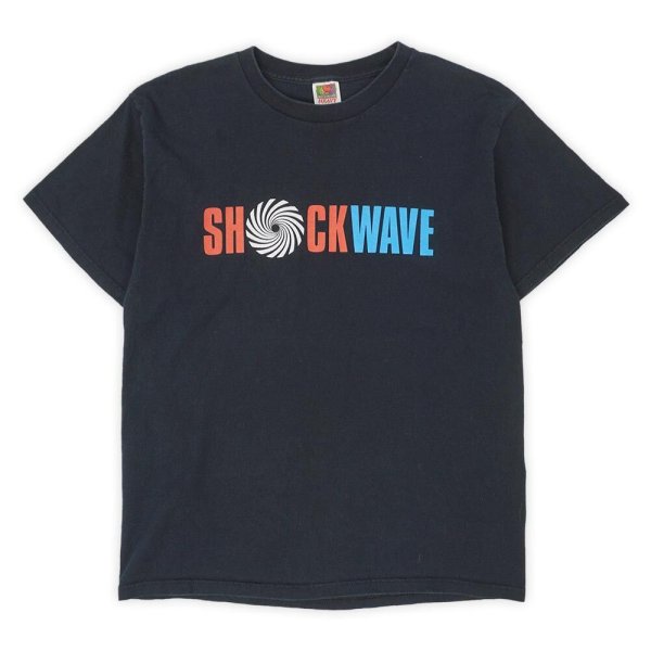 画像1: 90-00's SHOCKWAVE ロゴプリントTシャツ (1)