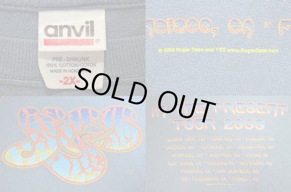 画像3: 00's YES バンドTシャツ “IN THE PRESENT TOUR 2009” (3)