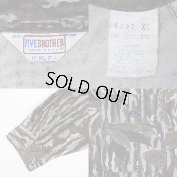 画像3: 80's FIVE BROTHER シャモアクロスシャツ "MADE IN USA" (3)