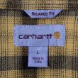 画像2: 00's Carhartt オンブレチェック柄 ボタンダウンシャツ (2)