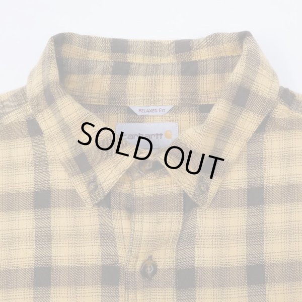 画像3: 00's Carhartt オンブレチェック柄 ボタンダウンシャツ (3)