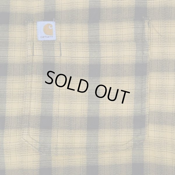 画像4: 00's Carhartt オンブレチェック柄 ボタンダウンシャツ (4)