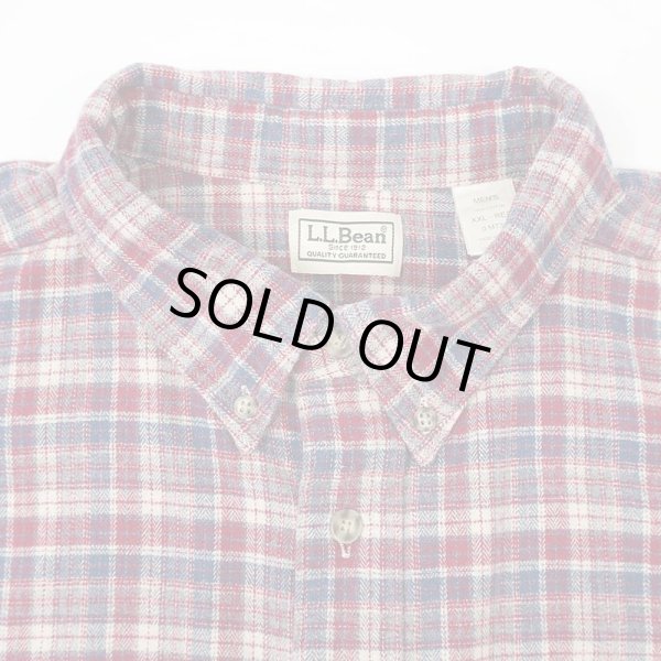 画像3: 90's L.L.Bean ヘビーネル ボタンダウンシャツ "MADE IN CANADA" (3)