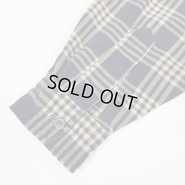 画像5: 90's L.L.Bean シャモアクロスシャツ "MADE IN USA / NAVY Plaid" (5)