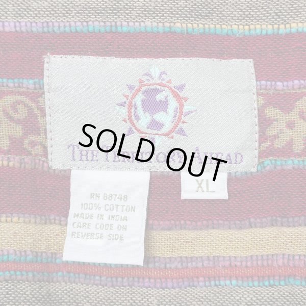 画像2: 90's THE TERRITORY AHEAD 総柄 インディアコットンシャツ (2)