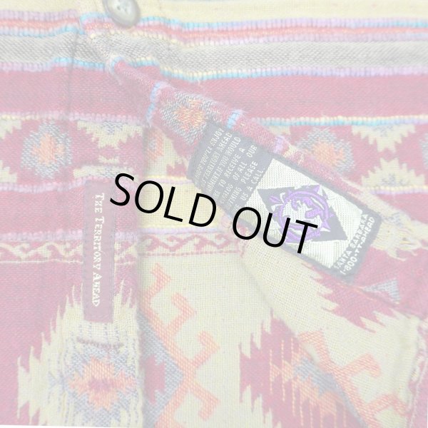 画像3: 90's THE TERRITORY AHEAD 総柄 インディアコットンシャツ (3)