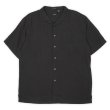 画像1: 00's Corona Extra S/S オープンカラーシルクシャツ "BLACK" (1)