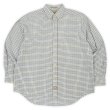画像1: 90's KHAKI'S by ARROW ボタンダウンシャツ "White×Blue Plaid / BIG OXFORD" (1)