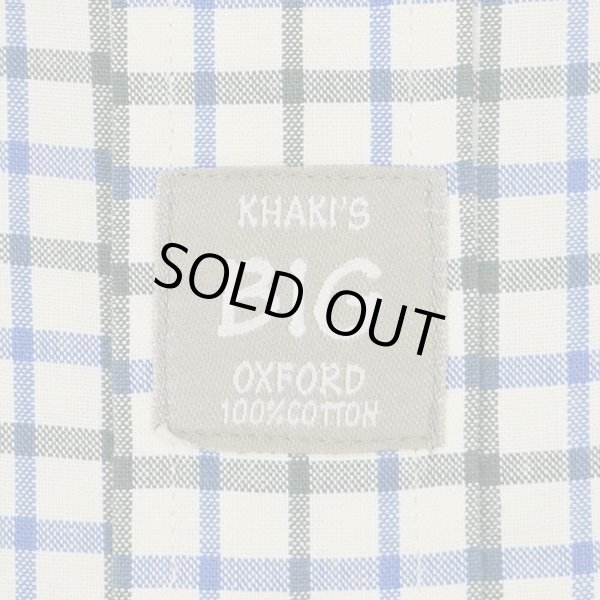 画像3: 90's KHAKI'S by ARROW ボタンダウンシャツ "White×Blue Plaid / BIG OXFORD" (3)