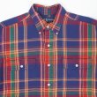 画像3: 90's Polo Ralph Lauren フランネル ボタンダウンシャツ "RL WORKSHIRT / Navy Plaid" (3)