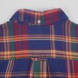 画像4: 90's Polo Ralph Lauren フランネル ボタンダウンシャツ "RL WORKSHIRT / Navy Plaid" (4)