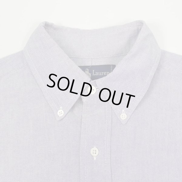 画像3: Early 90's Polo Ralph Lauren ボタンダウンシャツ "PURPLE OXFORD" (3)