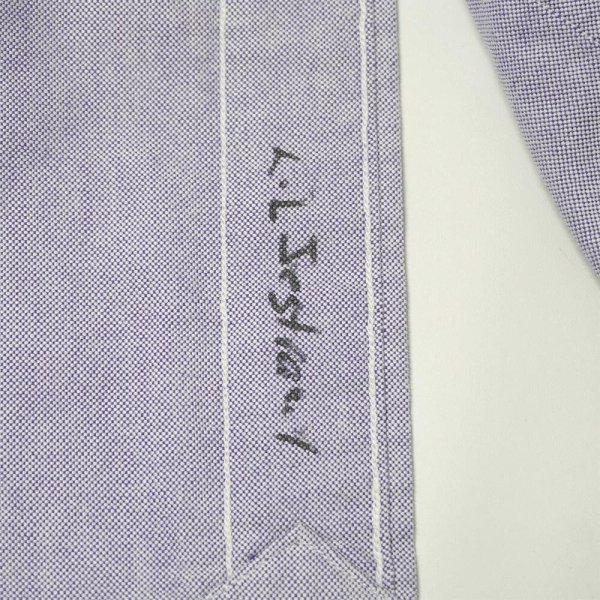 画像5: Early 90's Polo Ralph Lauren ボタンダウンシャツ "PURPLE OXFORD" (5)