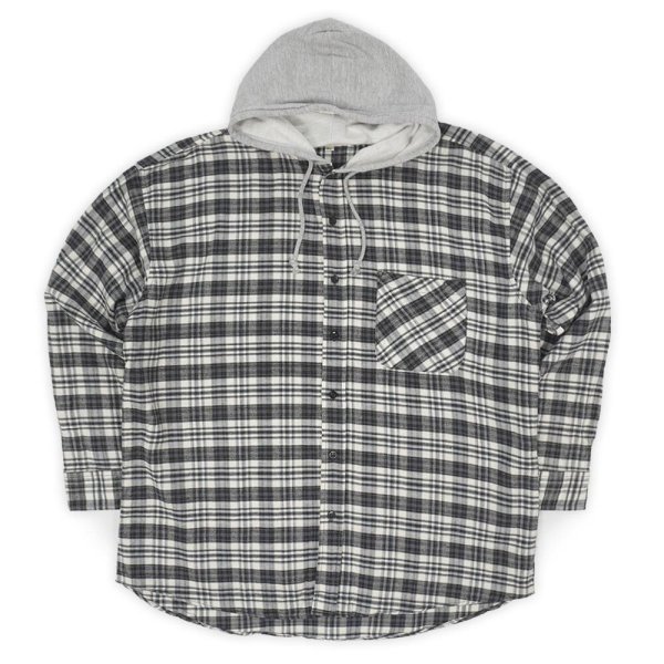 画像1: 90's WILDERNESS フーディーネルシャツ (1)