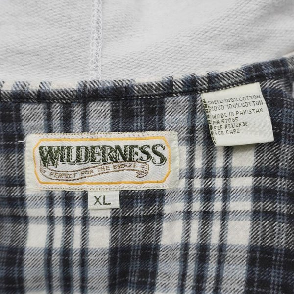 画像2: 90's WILDERNESS フーディーネルシャツ (2)