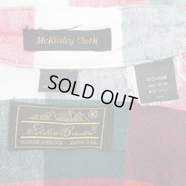 画像2: 80's Eddie Bauer ネルシャツ "MADE IN USA / Mckinley Cloth" (2)