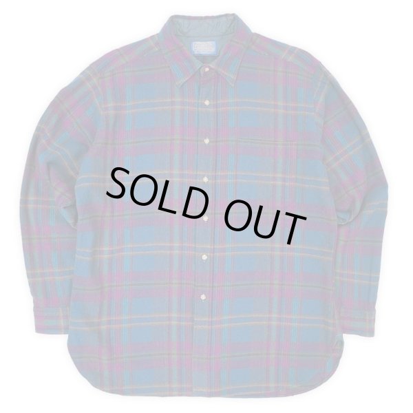 画像1: 70's PENDLETON レギュラーカラー ウールシャツ "MADE IN USA" (1)