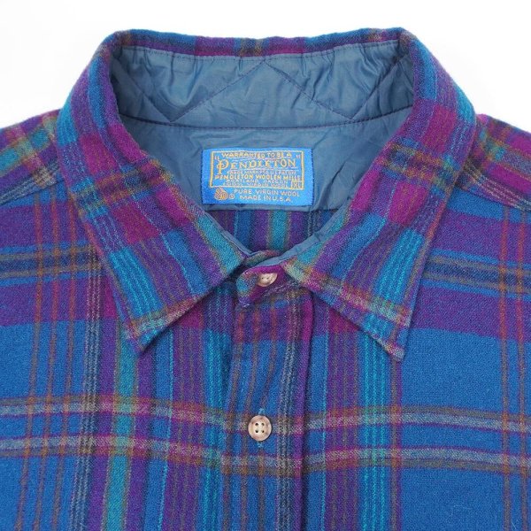 画像3: 70's PENDLETON レギュラーカラー ウールシャツ "MADE IN USA" (3)