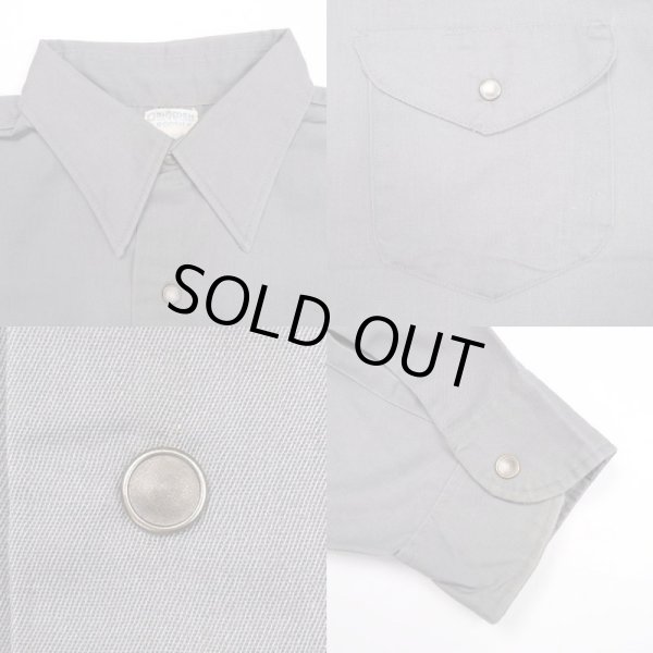 画像4: 60-70's OSHKOSH ワークシャツ “スナップボタン” (4)