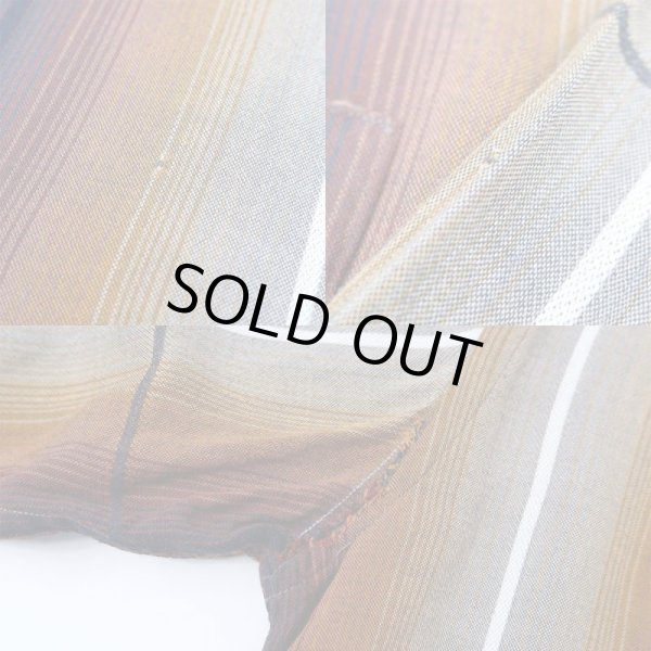 画像4: 60's Marlboro オープンカラー レーヨンシャツ "オンブレチェック" (4)