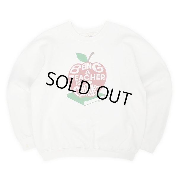 画像1: 80-90's Fruit of the loom プリント スウェット "MADE IN USA" (1)