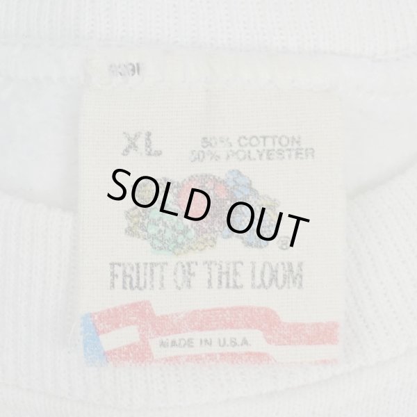 画像2: 80-90's Fruit of the loom プリント スウェット "MADE IN USA" (2)