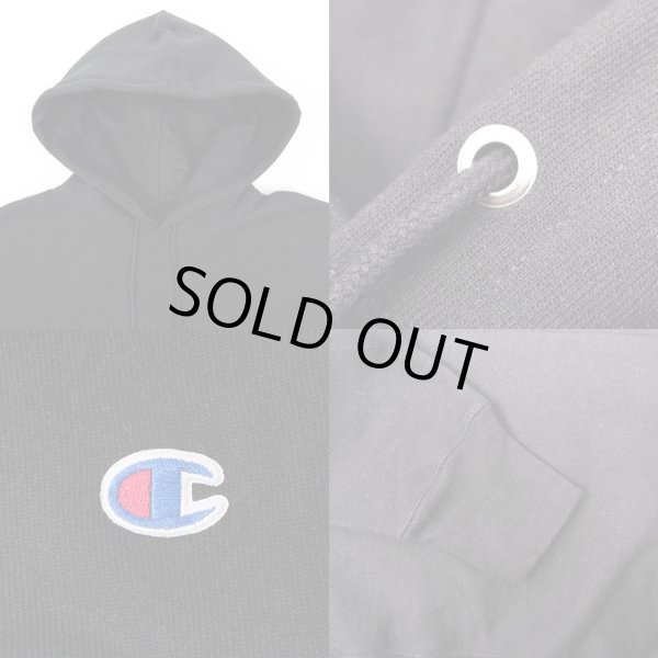 画像3: USA規格 Champion REVERSE WEAVE P/O HOODY “BLACK” (3)