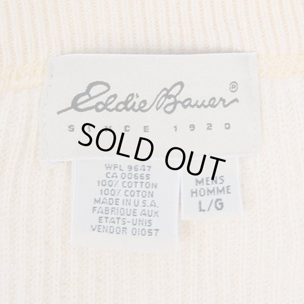 画像2: 90's Eddie Bauer コットンニット "MADE IN USA" (2)