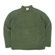 画像1: 90's J.CREW ロールネック コットンニット "OLIVE" (1)