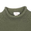 画像3: 90's J.CREW ロールネック コットンニット "OLIVE" (3)