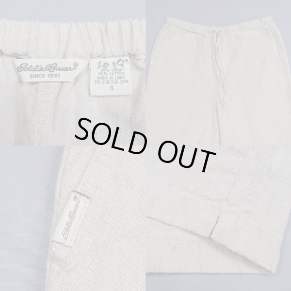 画像3: 90's Eddie Bauer コットンリネン イージーパンツ (3)