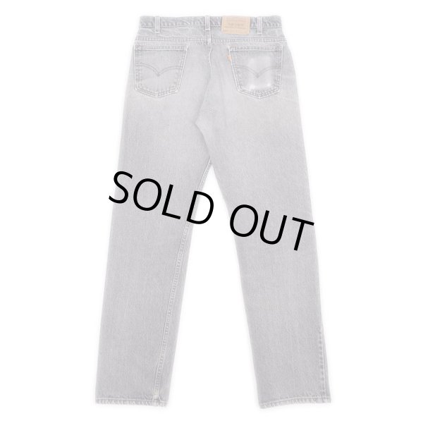 画像2: 90's Levi's 505 先染め ブラックデニムパンツ "MADE IN USA" (2)