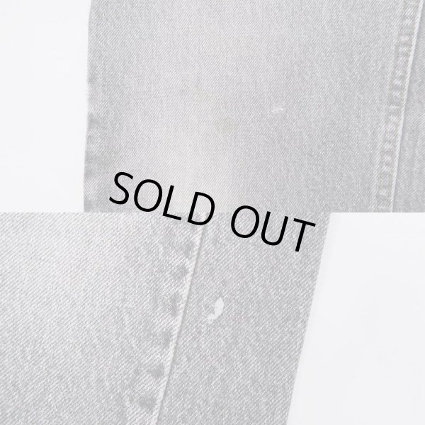 画像4: 90's Levi's 505 先染め ブラックデニムパンツ "MADE IN USA" (4)