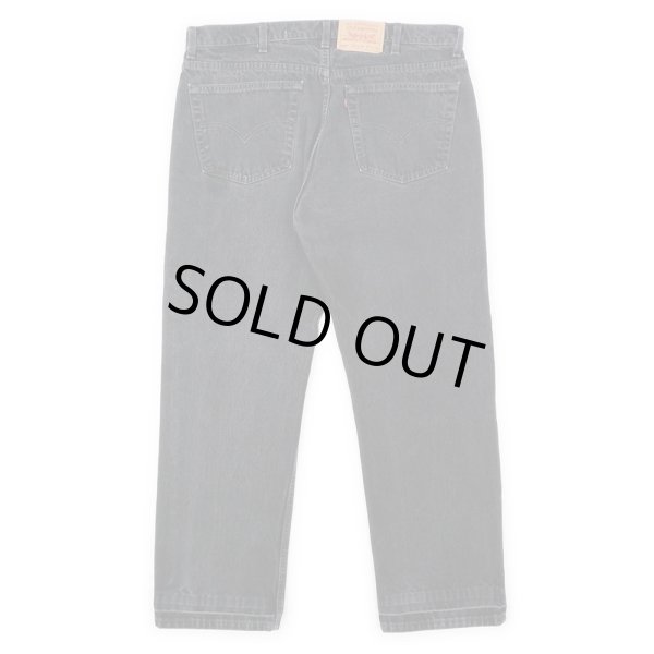 画像2: 90's Levi's 505 ブラックデニムパンツ "MADE IN USA / W40 L30" (2)