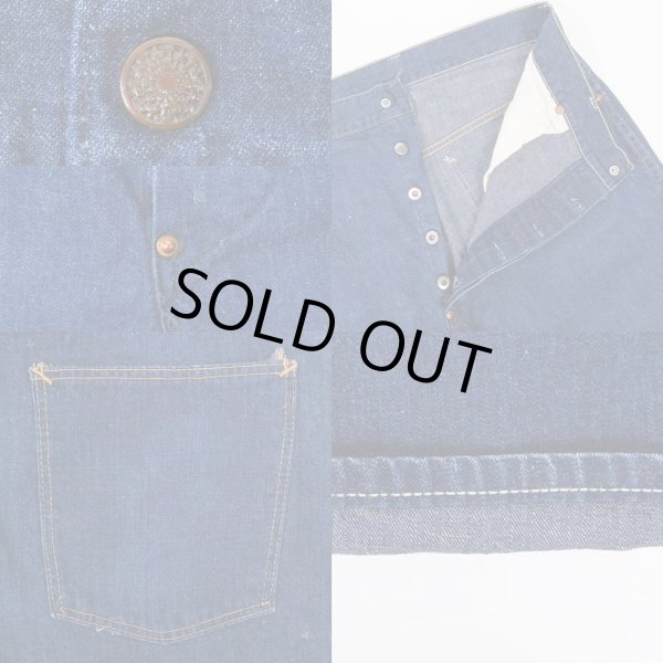 画像3: 40's unknown 5PK デニムパンツ "濃紺" (3)