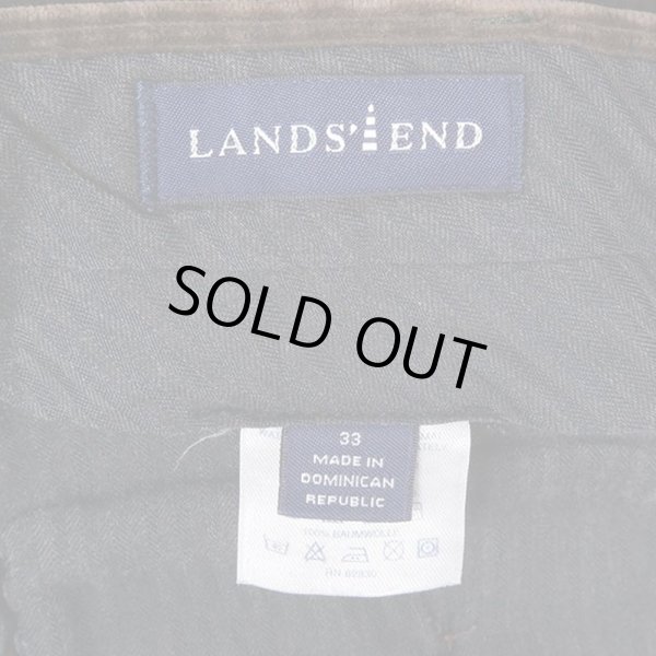 画像3: 00's LANDS' END 2タック 太畝コーデュロイトラウザー (3)