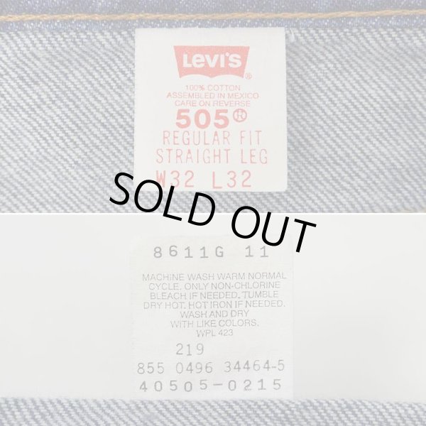 画像4: 90's Levi's 505 デニムパンツ "W32 L32" (4)