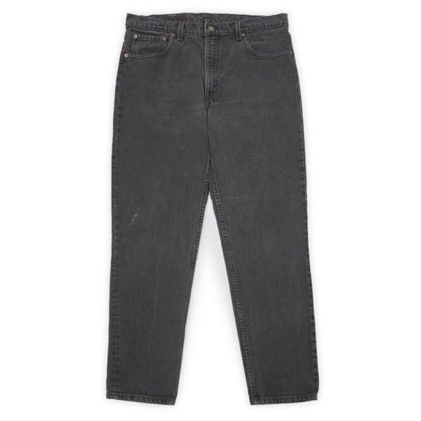 画像1: 90's Levi's 512 ブラックデニムパンツ "MADE IN USA / W36 L30" (1)
