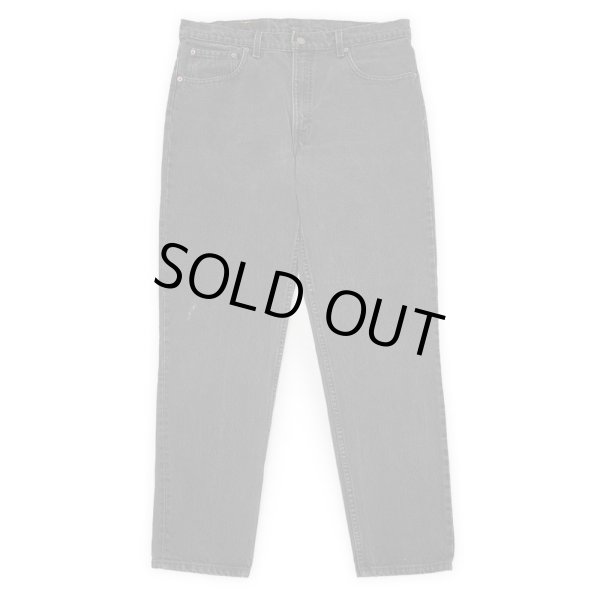 画像1: 90's Levi's 512 ブラックデニムパンツ "MADE IN USA / W36 L30" (1)