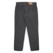画像2: 90's Levi's 512 ブラックデニムパンツ "MADE IN USA / W36 L30" (2)