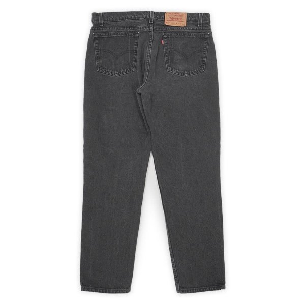 画像2: 90's Levi's 512 ブラックデニムパンツ "MADE IN USA / W36 L30" (2)