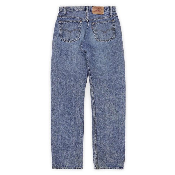 画像2: Late 80's Levi's 501 クラッシュデニムパンツ "MADE IN USA / W31" (2)