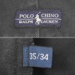 画像3: 90's Polo Ralph Lauren 2タック チノトラウザー "ANDREW PANT / BLACK" (3)