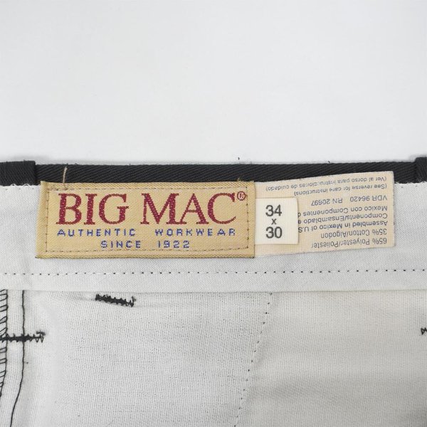 画像3: 90's BIG MAC ツイルワークパンツ “Dickies OEM / BLACK / W34 L30” (3)