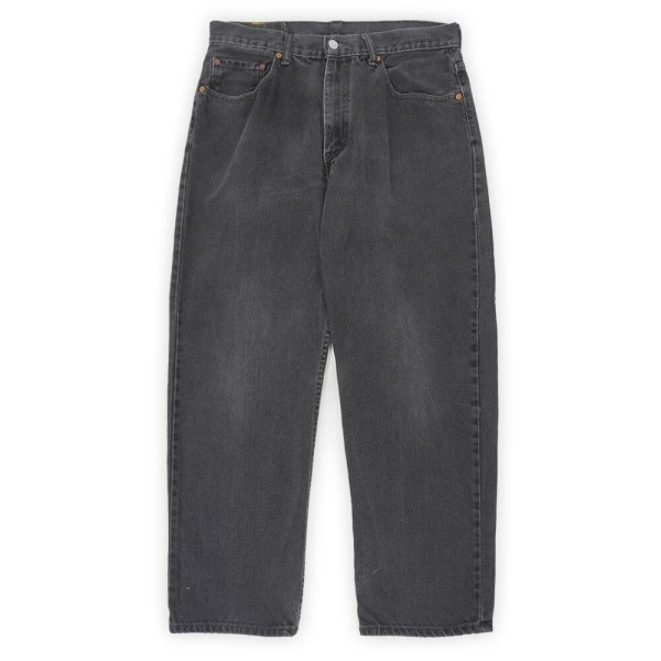画像1: 00's Levi's 550 ブラックデニムパンツ "W34 L30" (1)