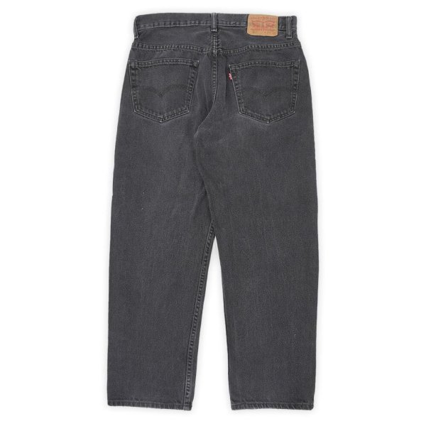 画像2: 00's Levi's 550 ブラックデニムパンツ "W34 L30" (2)