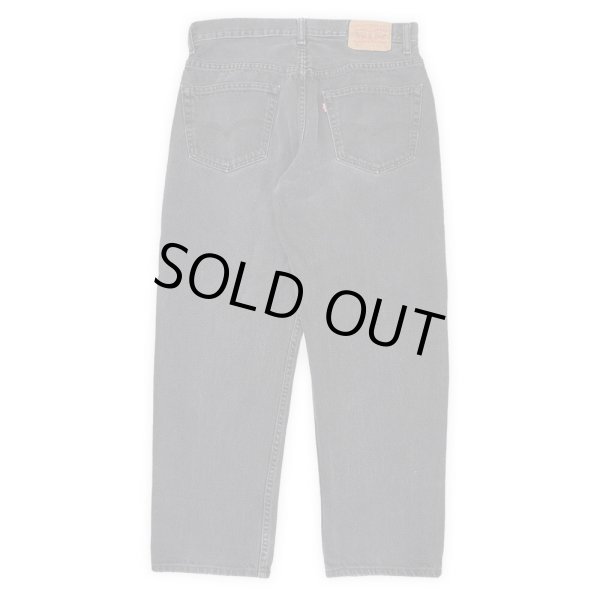画像2: 00's Levi's 550 ブラックデニムパンツ "W34 L30" (2)