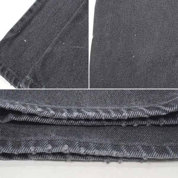 画像5: 00's Levi's 550 ブラックデニムパンツ "W34 L30" (5)